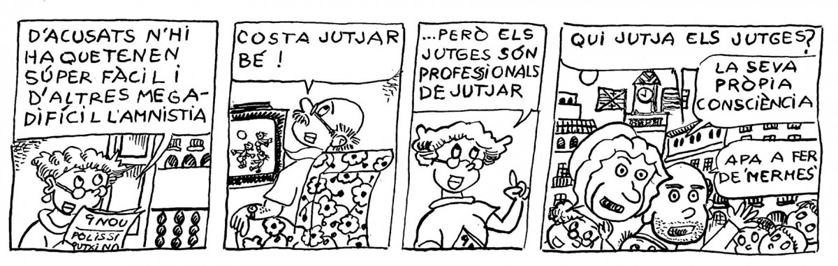 La tira còmica de la ninotaire Pilarín Bayés a EL 9 NOU d’aquest divendres